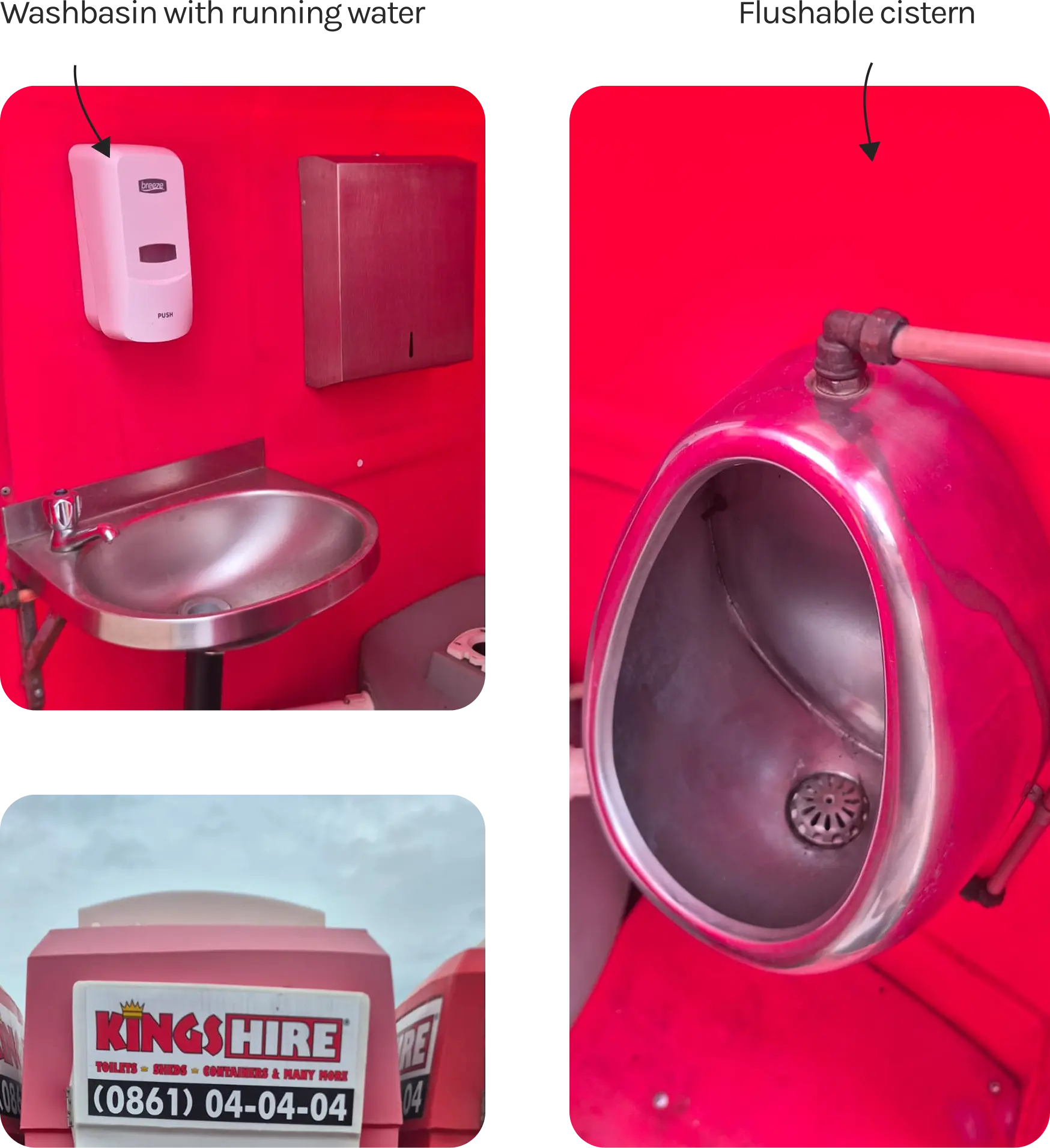 Kings Hire VIP Deluxe Chemical Toilet Accesories