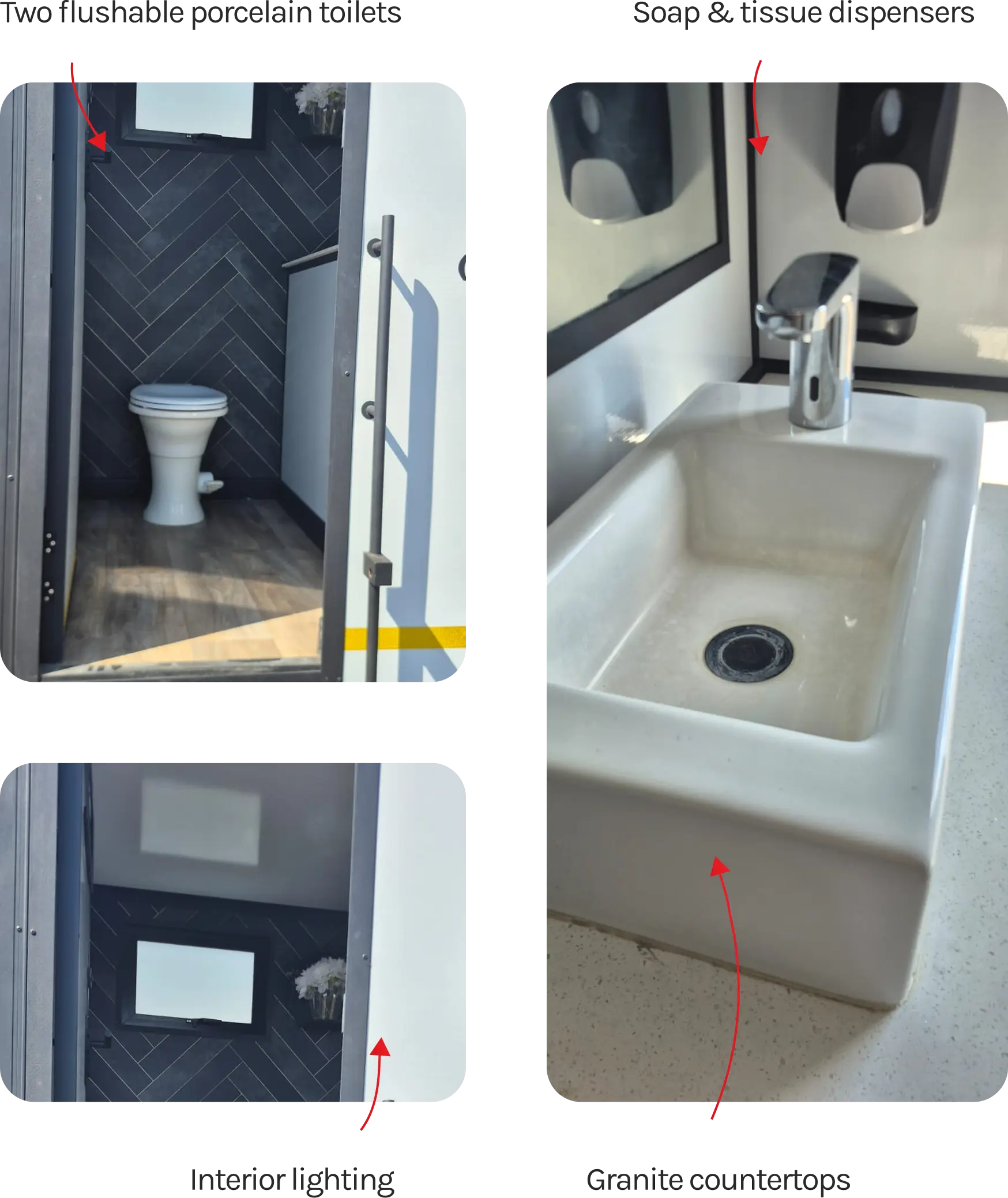 Kings Hire - Black Tie Toiler Trailer - Accessories