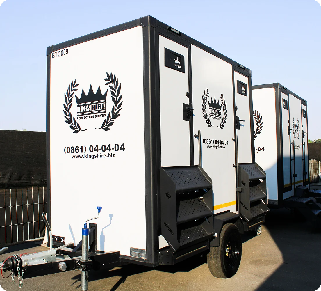 Kings Hire - Black Tie Toilet Trailer - Image 01